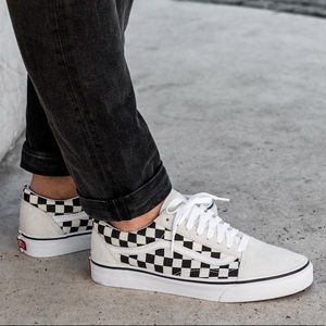 Vans Old Skool Checkerboard White